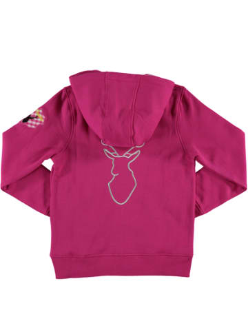 Trachtensweatjacke in Pink