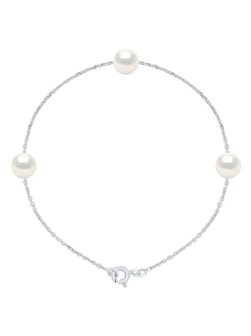 Witgouden armband met parels