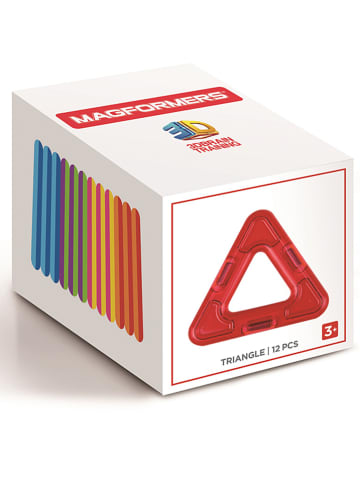 12-częściowy zestaw magnetyczny "Triangle" - 3+
