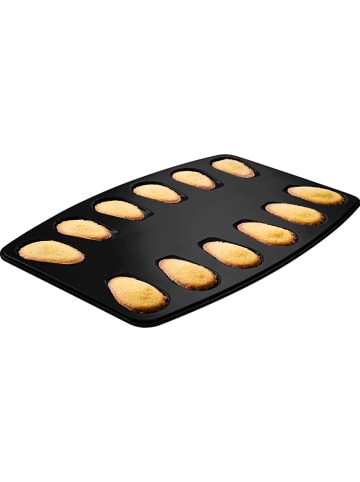 Madeleines-Backblech "Special Countries" in Schwarz - (B)39 x (T)26 cm