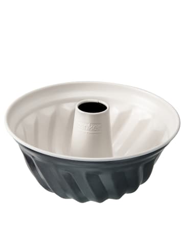 Gugelhupfform "Crème Noir" in Anthrazit/ Creme - Ø 22 cm