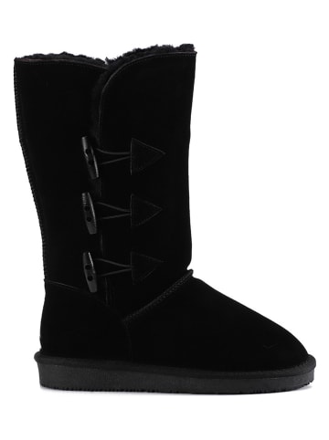 Leren boots "Meander" zwart