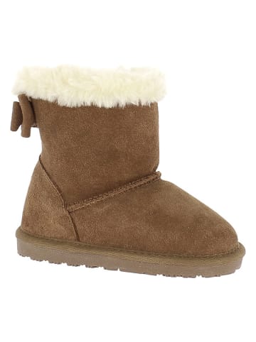 Leder-Winterboots "Elwha" in Hellbraun