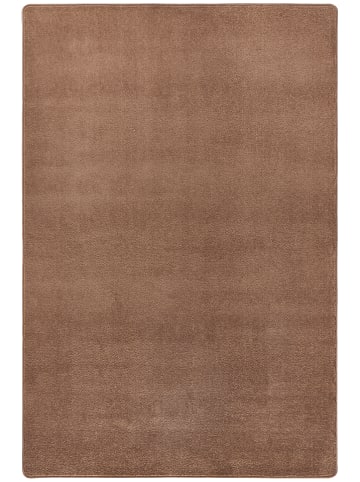 Kurzflor-Teppich "Fancy" in Braun