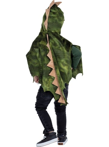 Verkleedcape "Dino" groen