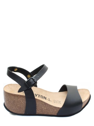 Keilsandaletten "Mayba" in Schwarz