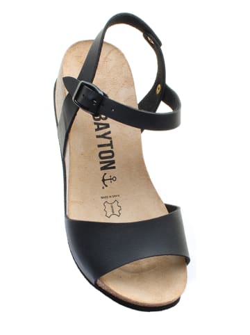 Keilsandaletten "Mayba" in Schwarz