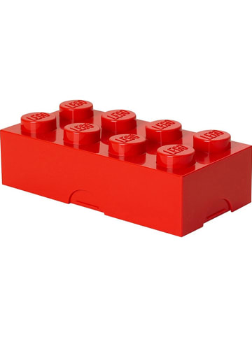 Pojemnik "Classic Brick 8" w kolorze czerwonym na lunch - 20 x 7,3 x 10 cm