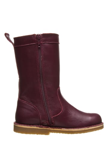 Leren laarzen bordeaux