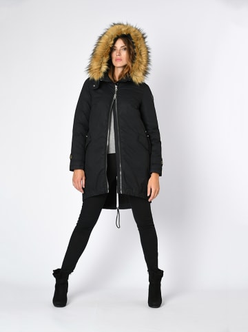 Parka in Schwarz