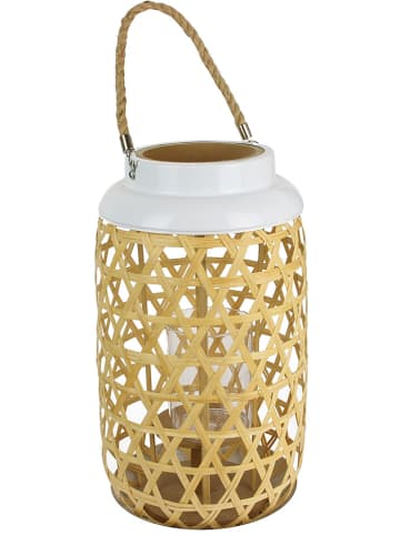 Lantaarn lichtbruin - (H)38 x Ø 21 cm