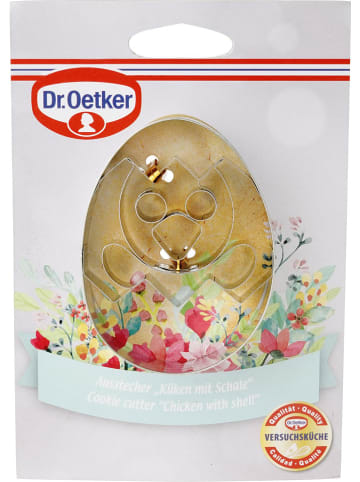 2er-Set: Ausstecher "Goldiges Ostern - Küken" in Silber - (B)6,5 x (T)8,5 cm