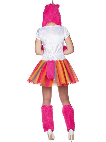 Kostuumjurk "Eenhoorn" roze/meerkleurig