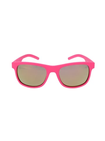 Unisex-Sonnenbrille in Pink/ Hellbraun