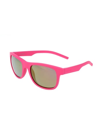 Okulary przeciwsłoneczne unisex w kolorze różowo-jasnobrązowym