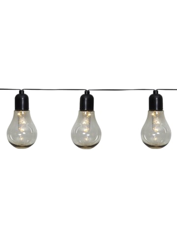 Ledlichtketting "Glow" zwart/transparant - (L)405 cm