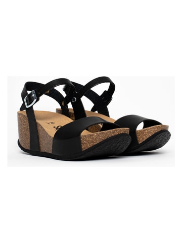 Keilsandaletten "Yucca" in Schwarz