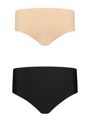 2-delige set: slips beige/zwart