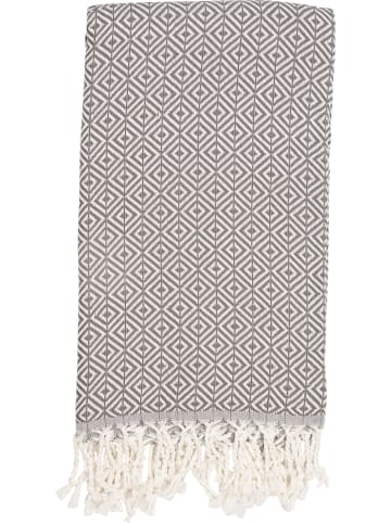 Hamamtuch in Anthrazit - (L)180 x (B)100 cm