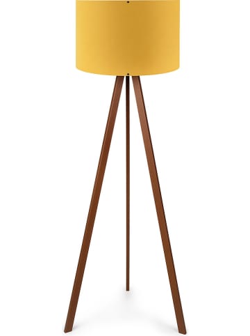 Lampa stojąca "Ayd" w kolorze żółtym - wys. 140 cm