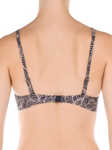Bikinitop antraciet/lichtroze