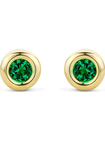 Gold-Ohrstecker mit Edelsteinen