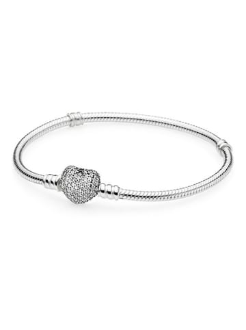 Zilveren armband met zirkonia