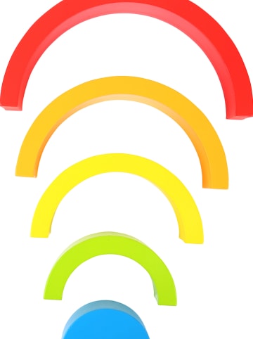 Holzbausteine "Regenbogen" - ab 12 Monaten