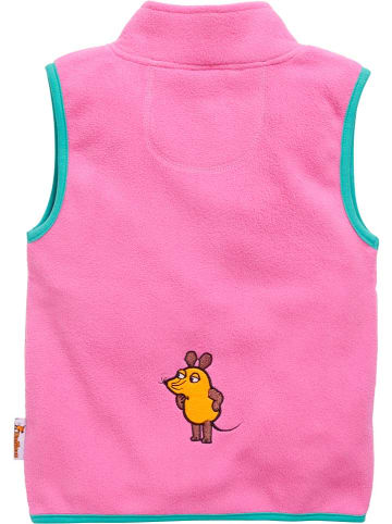 Fleeceweste in Rosa