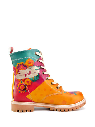 Boots in Orange/ Bunt