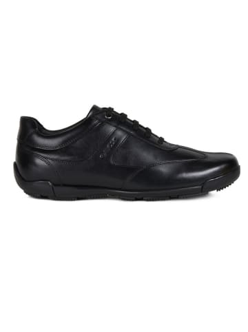 Leren sneakers "Edgware" zwart