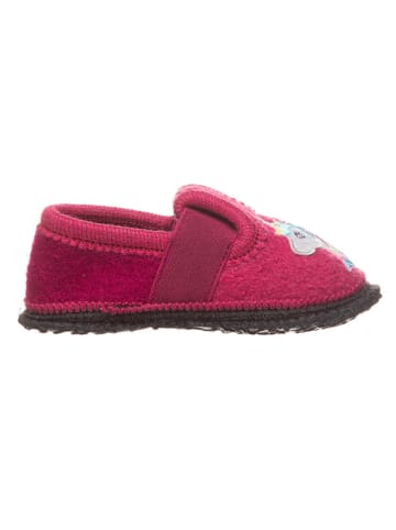 Hausschuhe "Einhorn" in Fuchsia