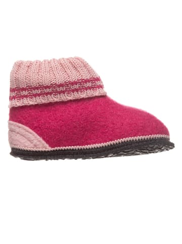 Hüttenschuhe "Einhorn" in Pink/ Rosa