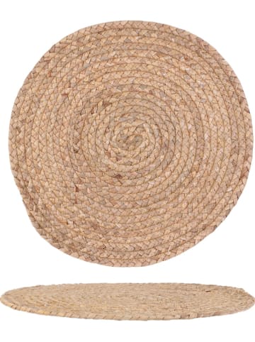 Podkładki stołowe (2 szt.) w kolorze jasnobrązowym - Ø 38 cm