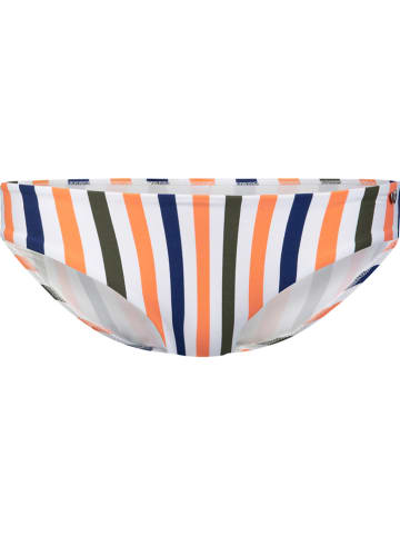 Bikinislip oranje/blauw