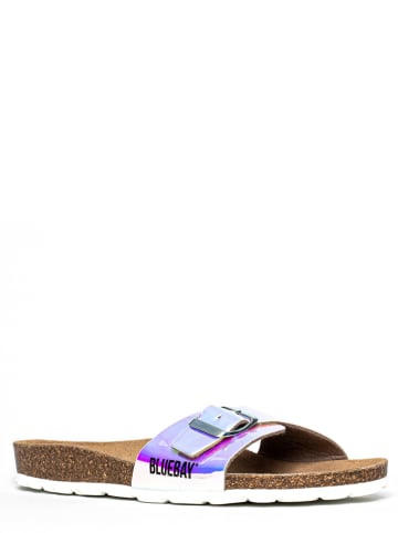 Slippers "Itagu" zilverkleurig/meerkleurig