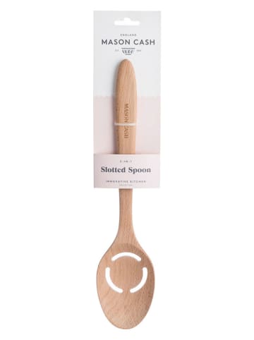 2in1-Kochlöffel in Hellbraun - (L)32 cm