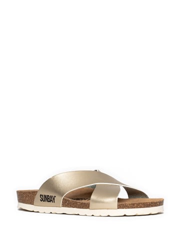 Pantoletten "Rita" in Gold
