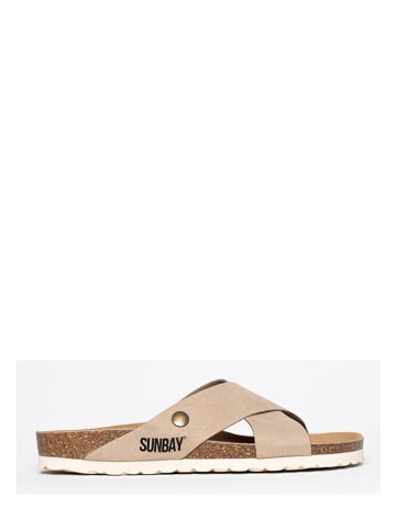 Pantoletten "Rita" in Beige