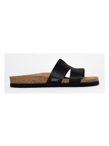 Slippers "Jeel" zwart