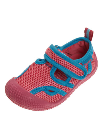 Buty kąpielowe w kolorze różowo-niebieskim