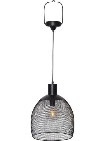 LED-Solar-Dekohänger "Sunlight" in Schwarz - (B)29 x (H)35 cm