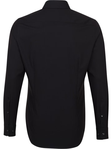 Koszula - Slim fit - w kolorze czarnym