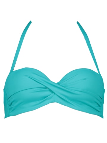 Biustonosz bikini w kolorze turkusowym