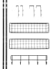 Wenko Hangrek zwart - (B)39 x (H)75 x (D)10 cm