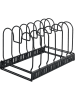 Wenko Serviesstandaard zwart - (B)30 x (H)18 x (D)18 cm