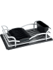 Wenko Afdruiprek zwart/wit - (B)46,5 x (H)13 x (D)31,5 cm