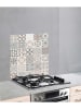 Wenko Spatscherm "Kachel" beige - (L)60 x (B)70 cm