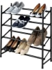 Wenko Schuhregal "Hero" in Schwarz - (B)62 x (H)68 x (T)23 cm