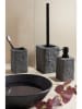 Wenko Toiletborstelgarnituur "Villata" antraciet - (B)11 x (H)37 x (D)10 cm